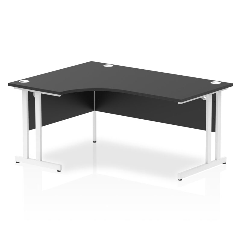 Impulse 1600mm Left Crescent Desk Cantilever Leg - Image 21
