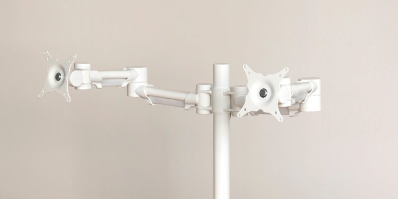 Impulse Double Height Adjustable Flat Screen Monitor Arm - Image 2
