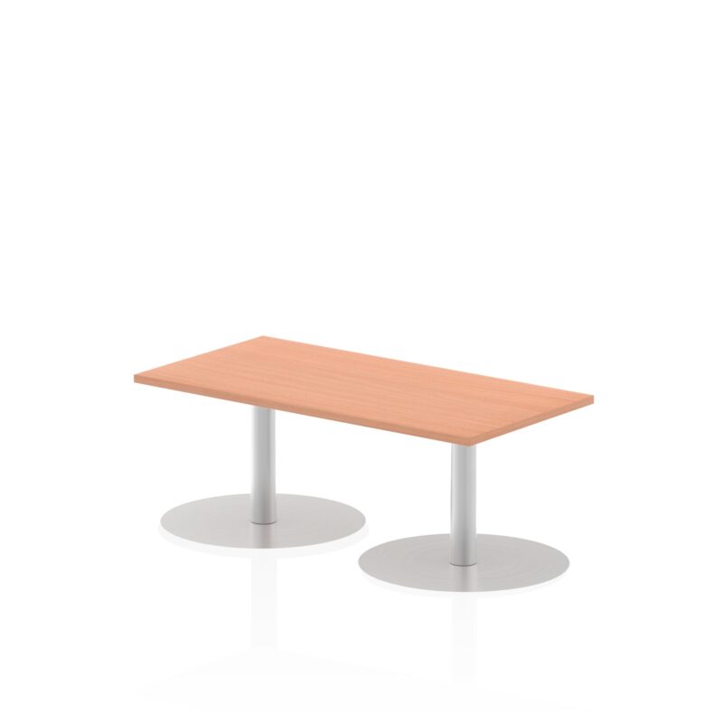 Italia Slimline Rectangular Poseur Table - Image 2