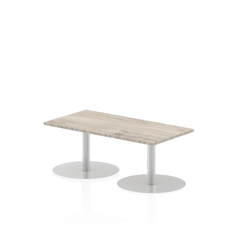 Italia Slimline Rectangular Poseur Table - Image 5