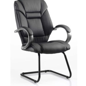 Galloway High Back Cantilever Visitor Chair with Arms - Image 3