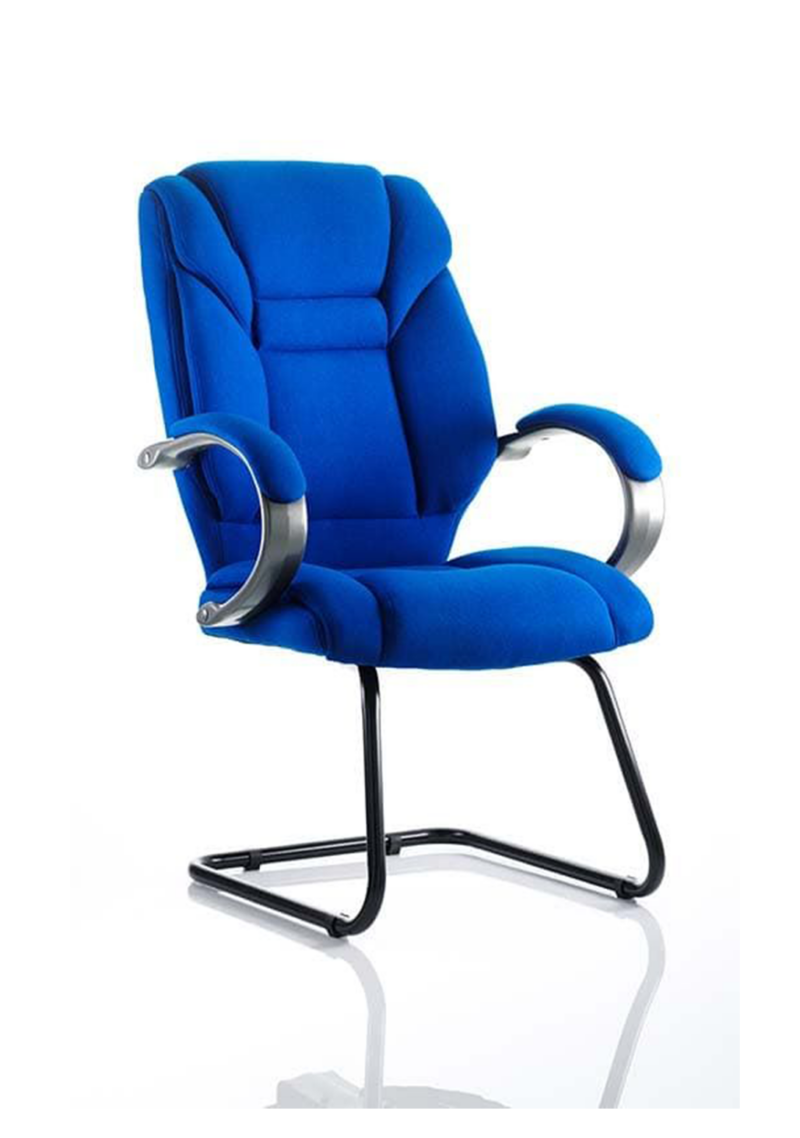 Galloway High Back Cantilever Visitor Chair with Arms - Image 5