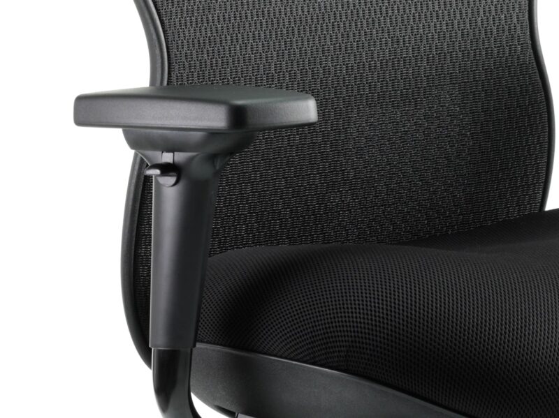 Stealth Shadow High Mesh Back Ergonomic Posture Chair with Arms - Image 19