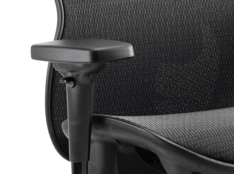 Stealth Shadow High Mesh Back Ergonomic Posture Chair with Arms - Image 15