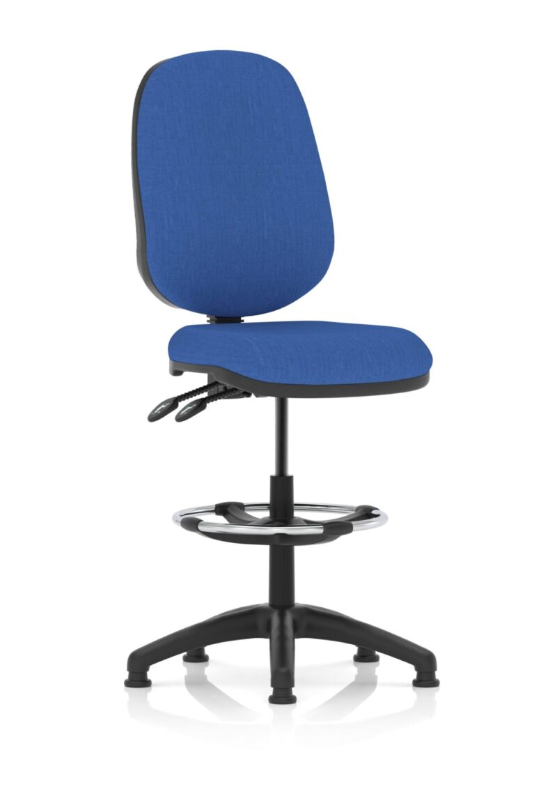 Eclipse Plus II Task Operator Office Chair with Hi Rise Draughtsman Kit - Image 2