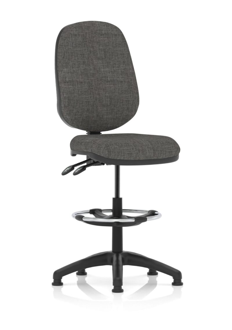 Eclipse Plus II Task Operator Office Chair with Hi Rise Draughtsman Kit - Image 3