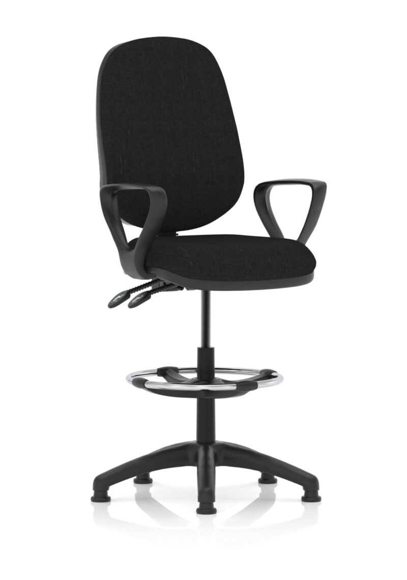 Eclipse Plus II Task Operator Office Chair with Hi Rise Draughtsman Kit - Image 9