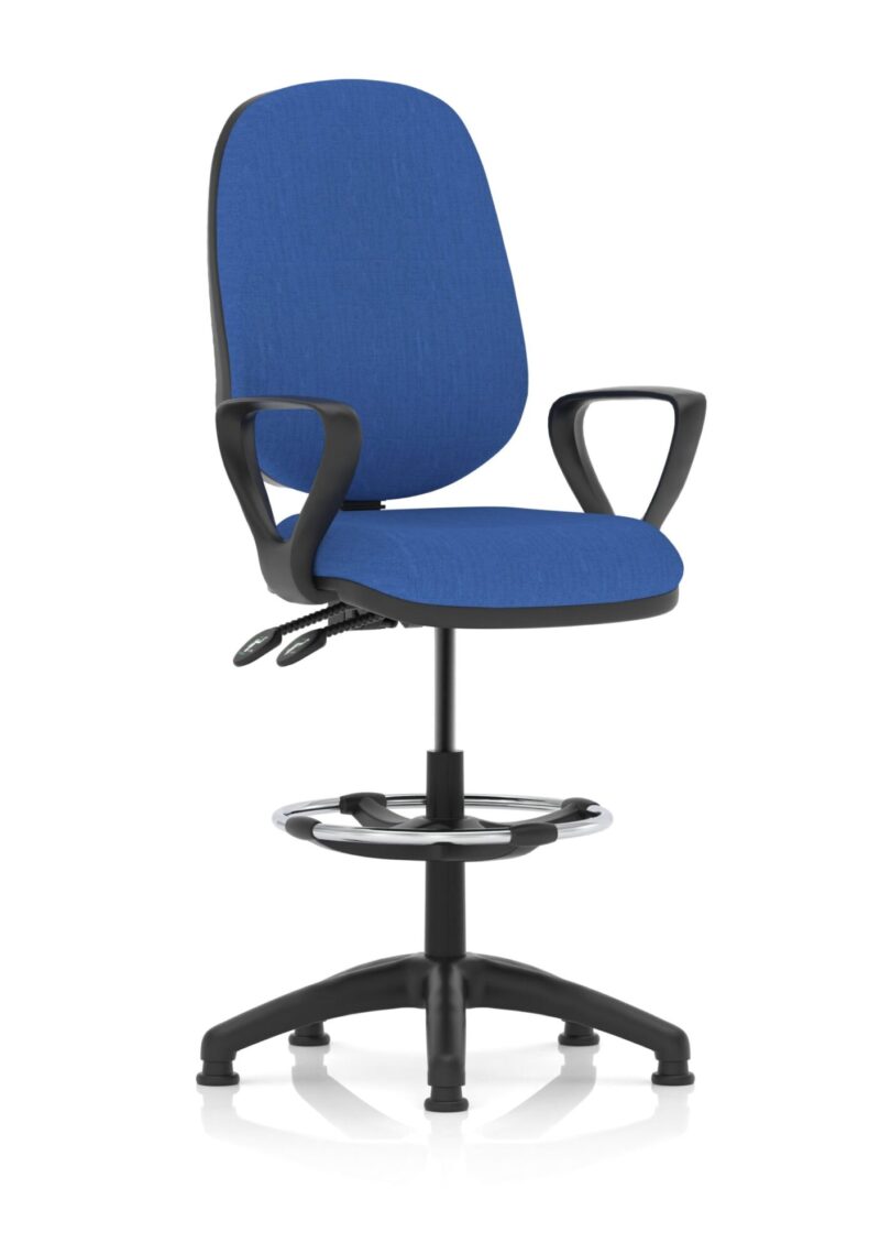 Eclipse Plus II Task Operator Office Chair with Hi Rise Draughtsman Kit - Image 10