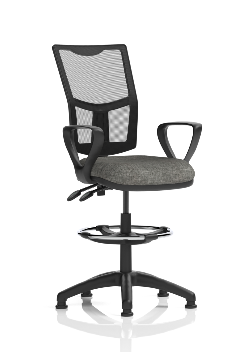 Eclipse Plus II Medium Mesh Back Task Operator Office Chair - Image 46