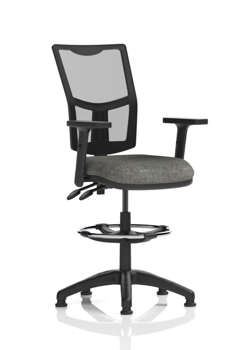 Eclipse Plus II Medium Mesh Back Task Operator Office Chair - Image 43