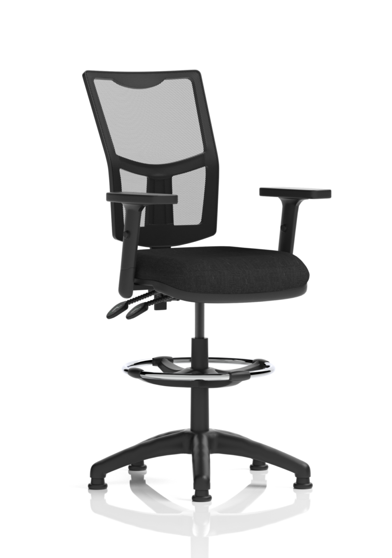 Eclipse Plus II Medium Mesh Back Task Operator Office Chair - Image 37