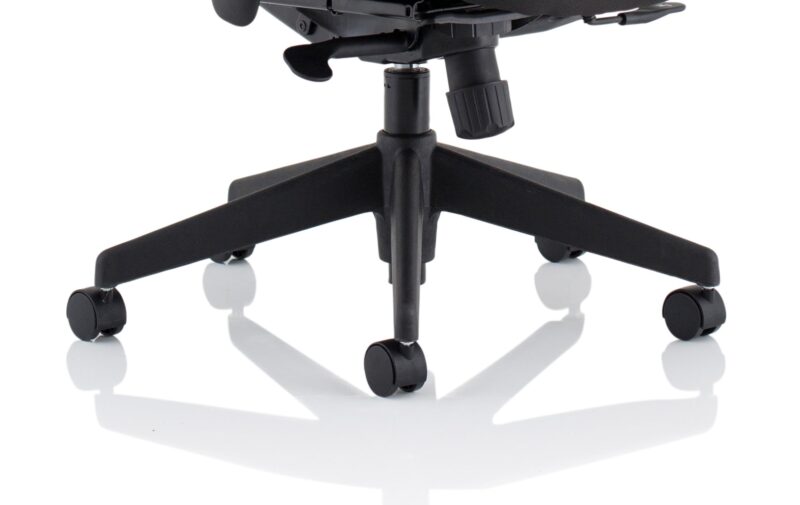 Denver High Mesh Back Black Task Operator Office Chair with Arms - Image 24