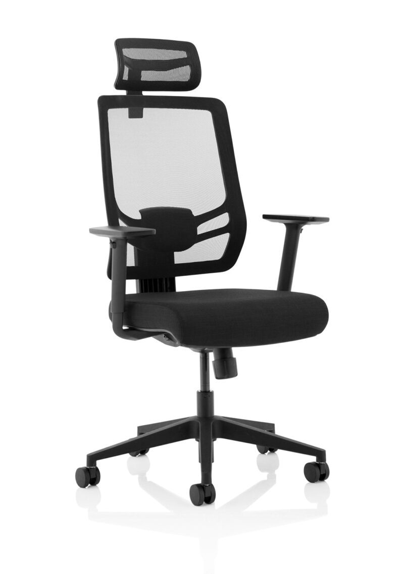Ergo Twist High Mesh Back Task Operator Office Chair with Arms - Image 11