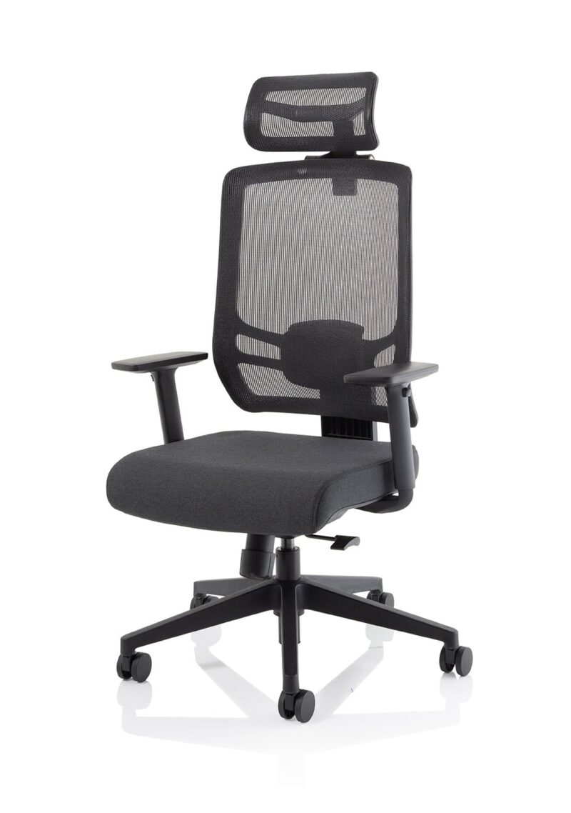 Ergo Twist High Mesh Back Task Operator Office Chair with Arms - Image 14