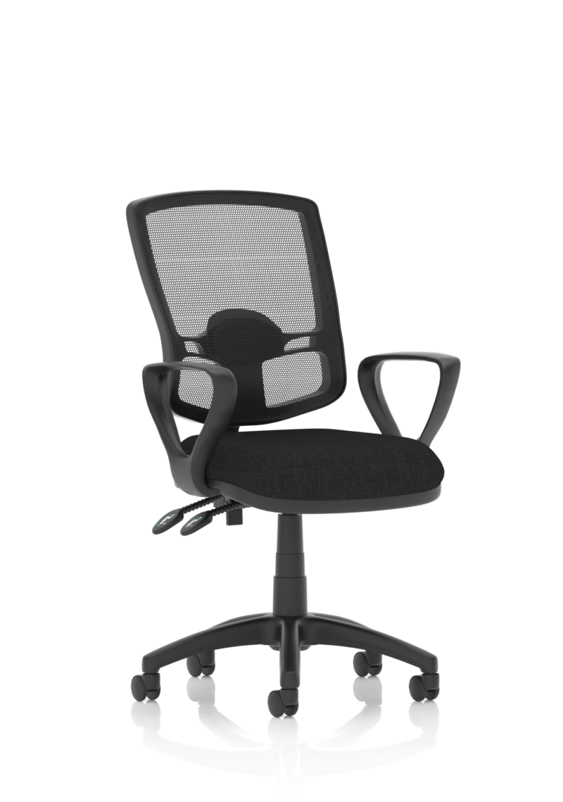 Eclipse Plus II Deluxe Mesh Back Task Operator Office Chair - Image 5