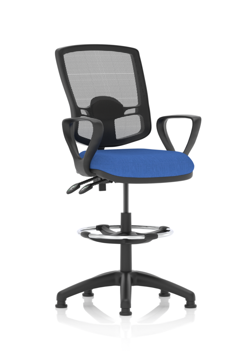Eclipse Plus II Deluxe Mesh Back Task Operator Office Chair - Image 12
