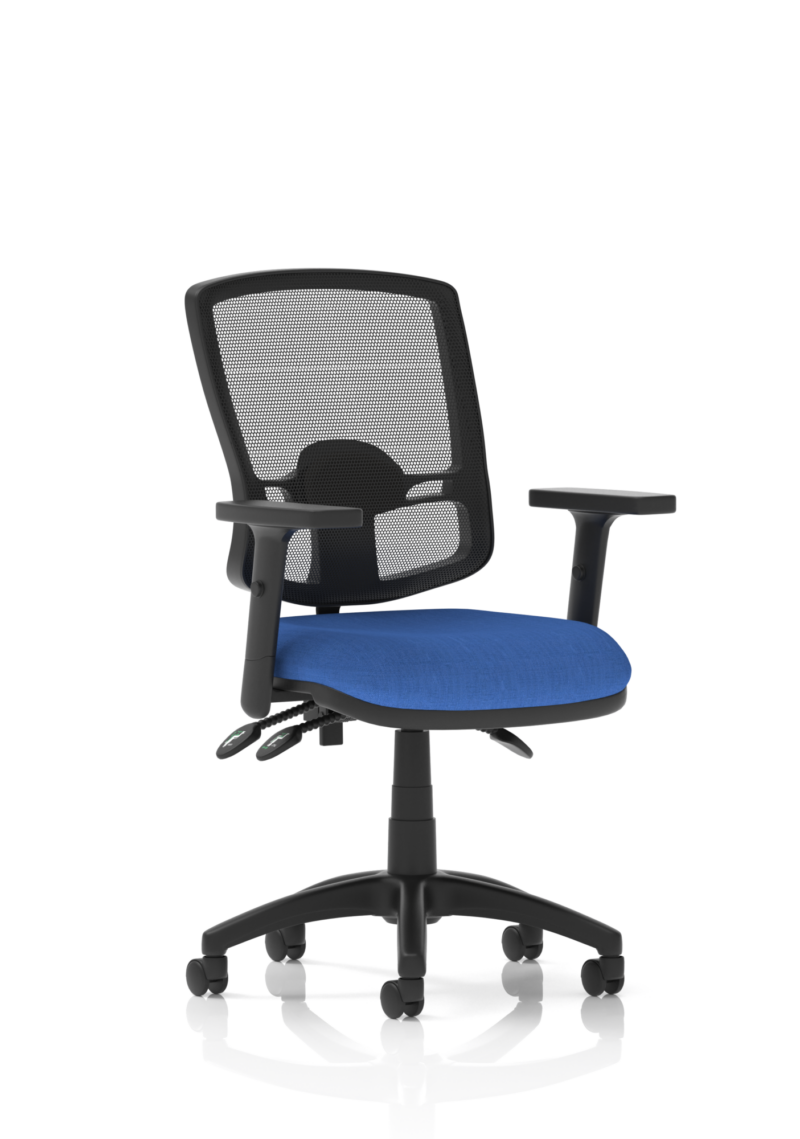 Eclipse Plus III Deluxe Medium Mesh Back Task Operator Office Chair - Image 5