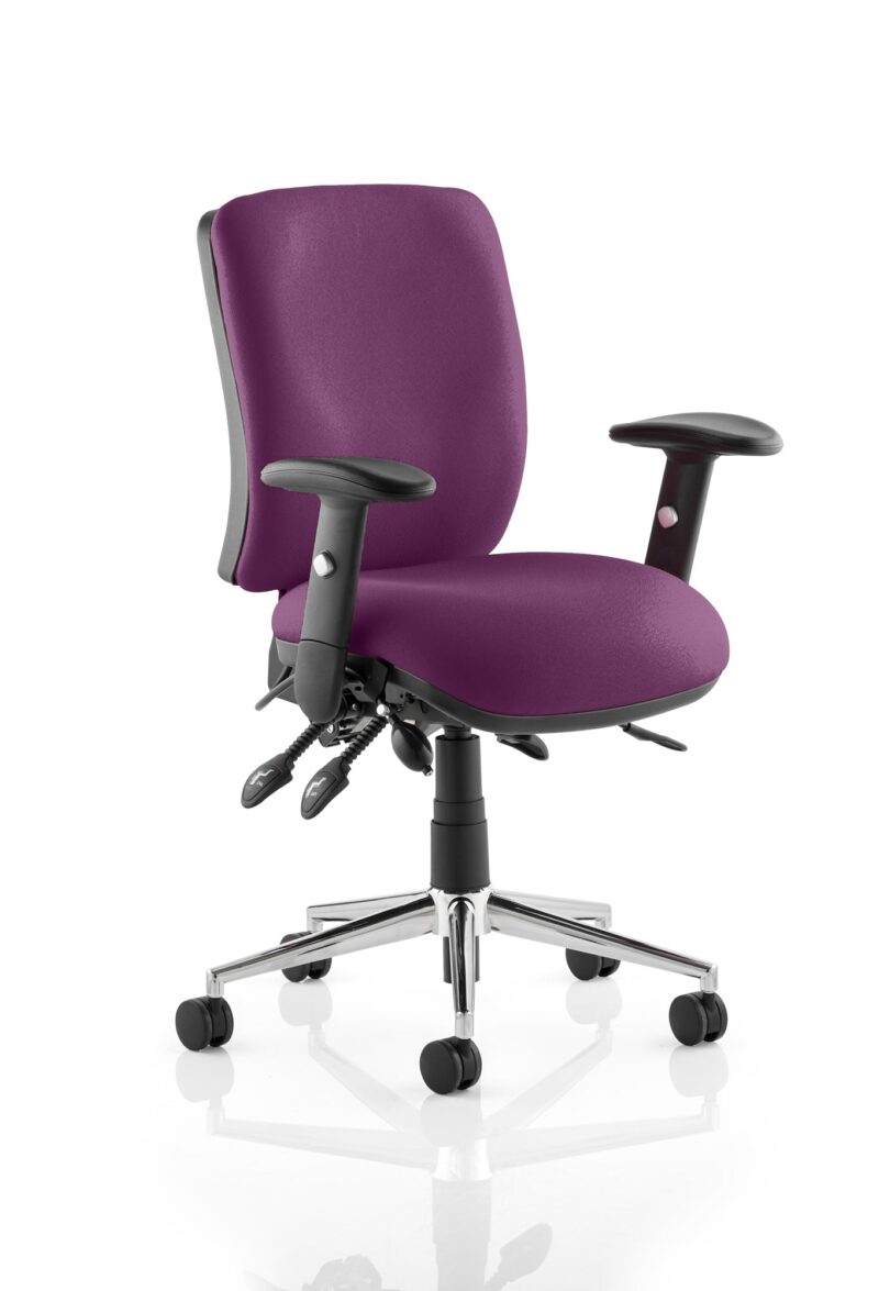 Chiro Medium Back Task Operator Office Chair - Image 88