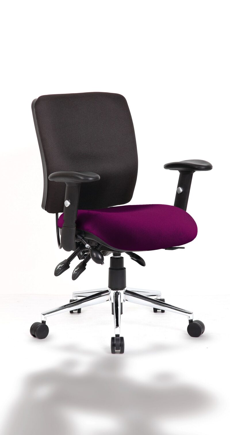 Chiro Medium Back Task Operator Office Chair - Image 80