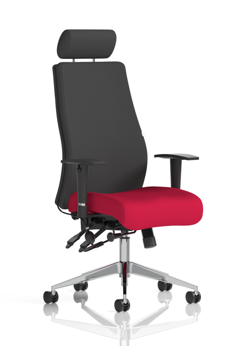Onyx High Back Ergonomic Posture Chair with Height Adjustable Arms - Image 39