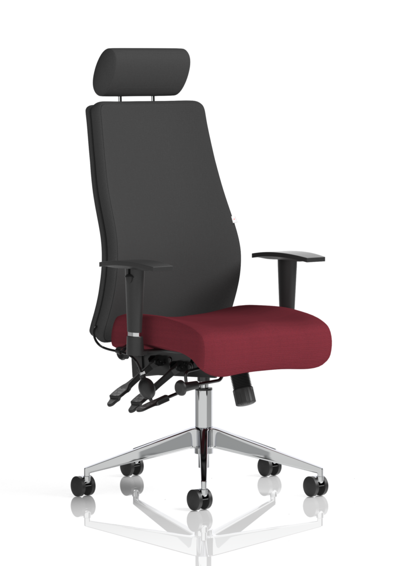Onyx High Back Ergonomic Posture Chair with Height Adjustable Arms - Image 44