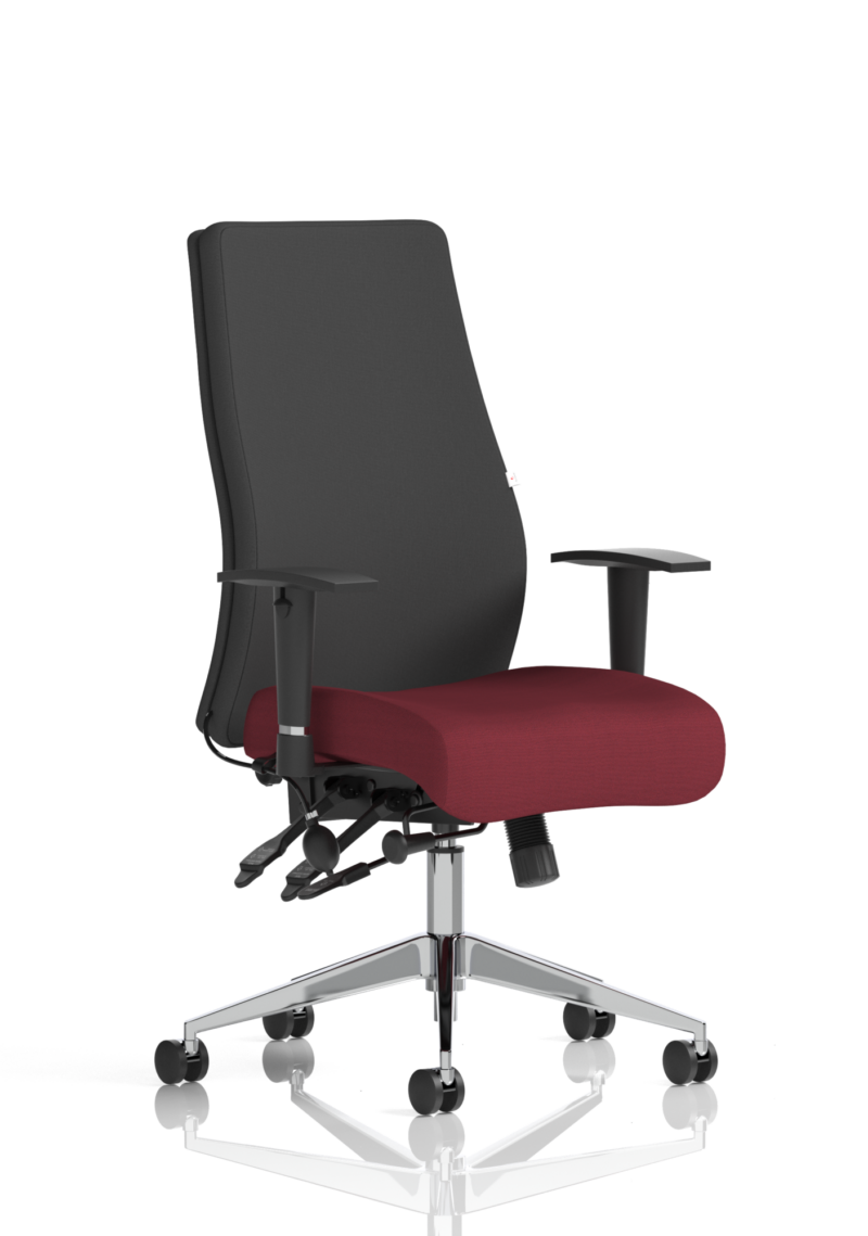 Onyx High Back Ergonomic Posture Chair with Height Adjustable Arms - Image 52