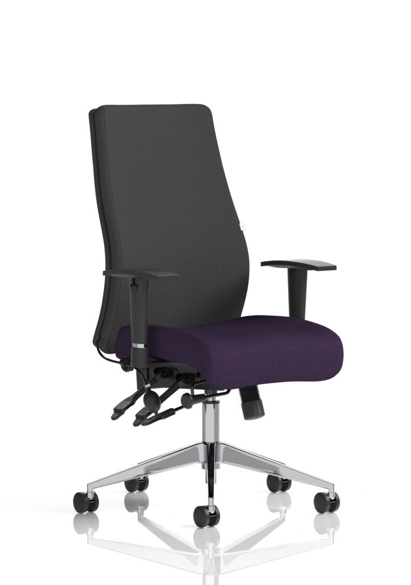 Onyx High Back Ergonomic Posture Chair with Height Adjustable Arms - Image 54