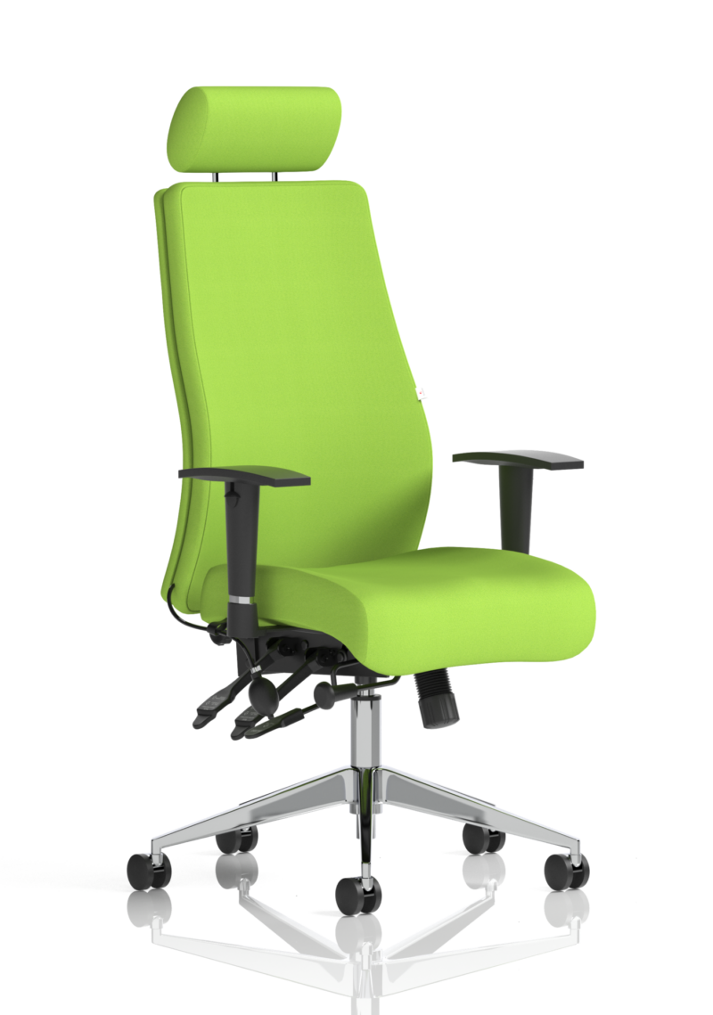 Onyx High Back Ergonomic Posture Chair with Height Adjustable Arms - Image 56