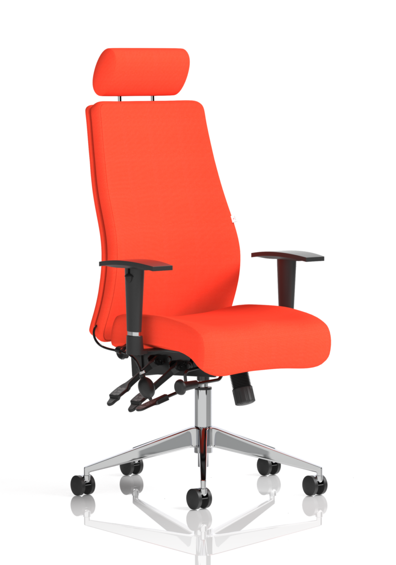 Onyx High Back Ergonomic Posture Chair with Height Adjustable Arms - Image 58