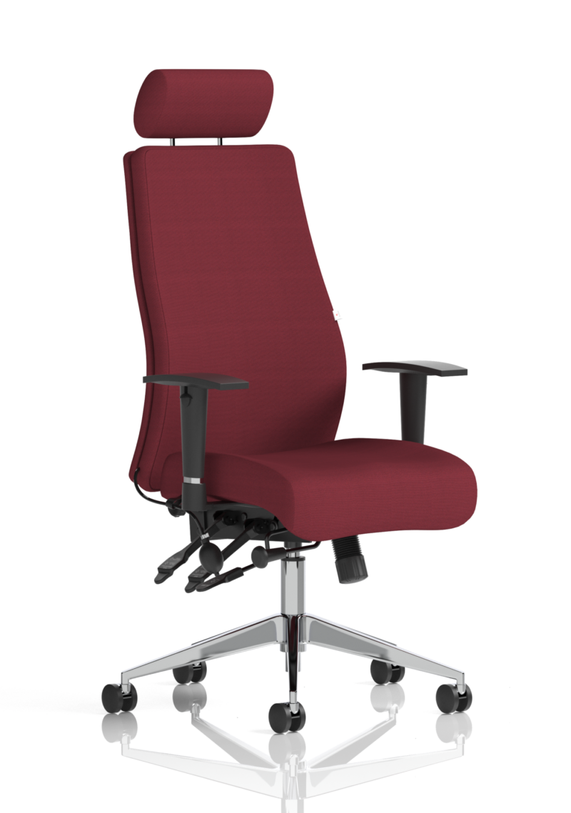 Onyx High Back Ergonomic Posture Chair with Height Adjustable Arms - Image 60