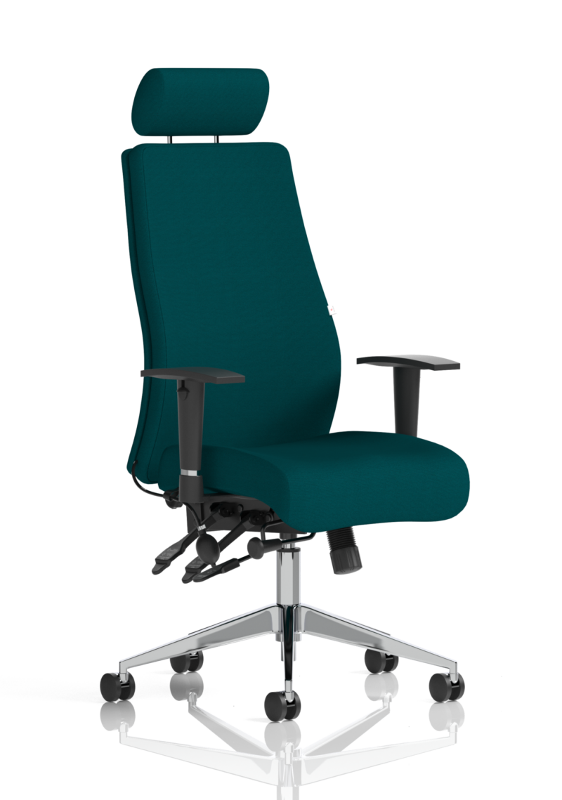 Onyx High Back Ergonomic Posture Chair with Height Adjustable Arms - Image 61