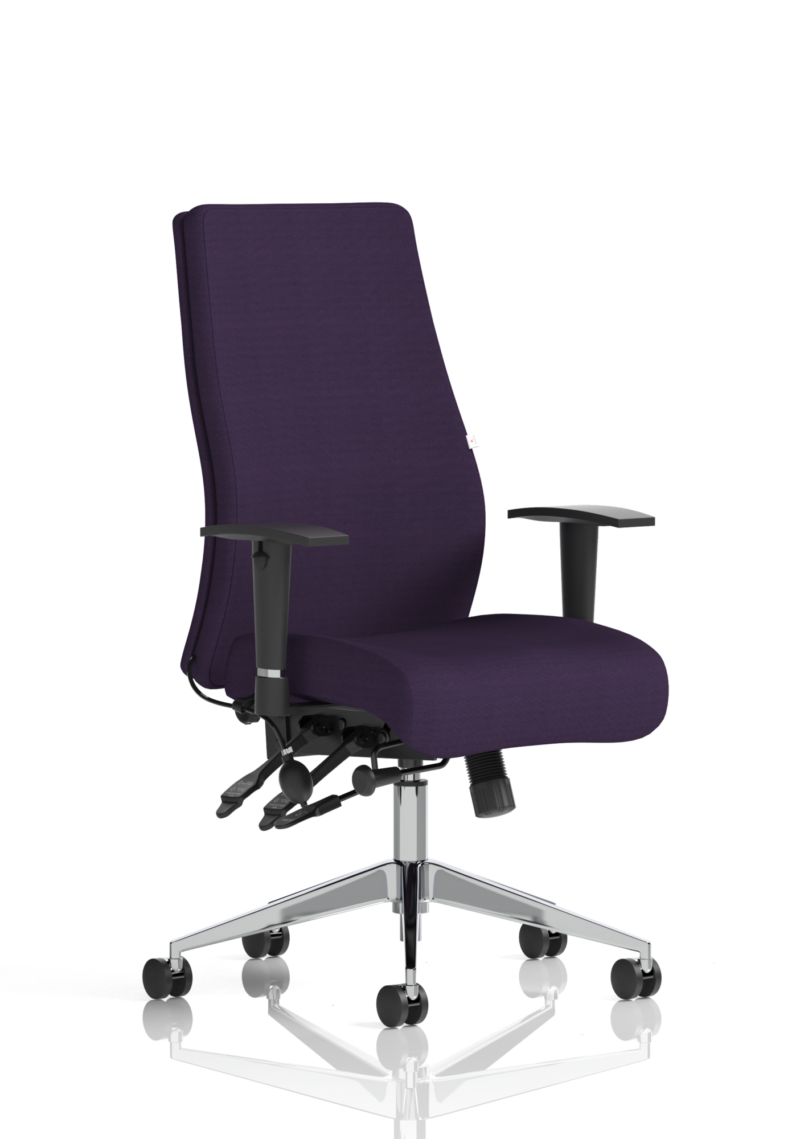 Onyx High Back Ergonomic Posture Chair with Height Adjustable Arms - Image 38