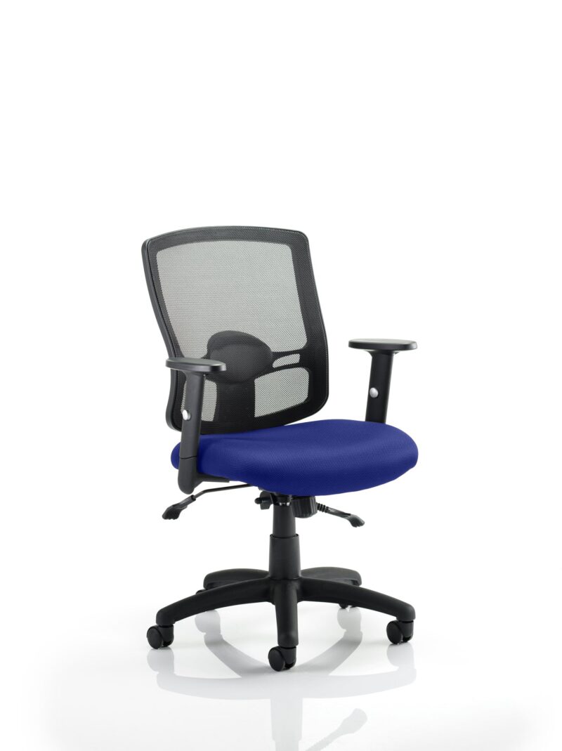 Portland II Medium Mesh Back Task Operator Office Chair with Arms - Image 21