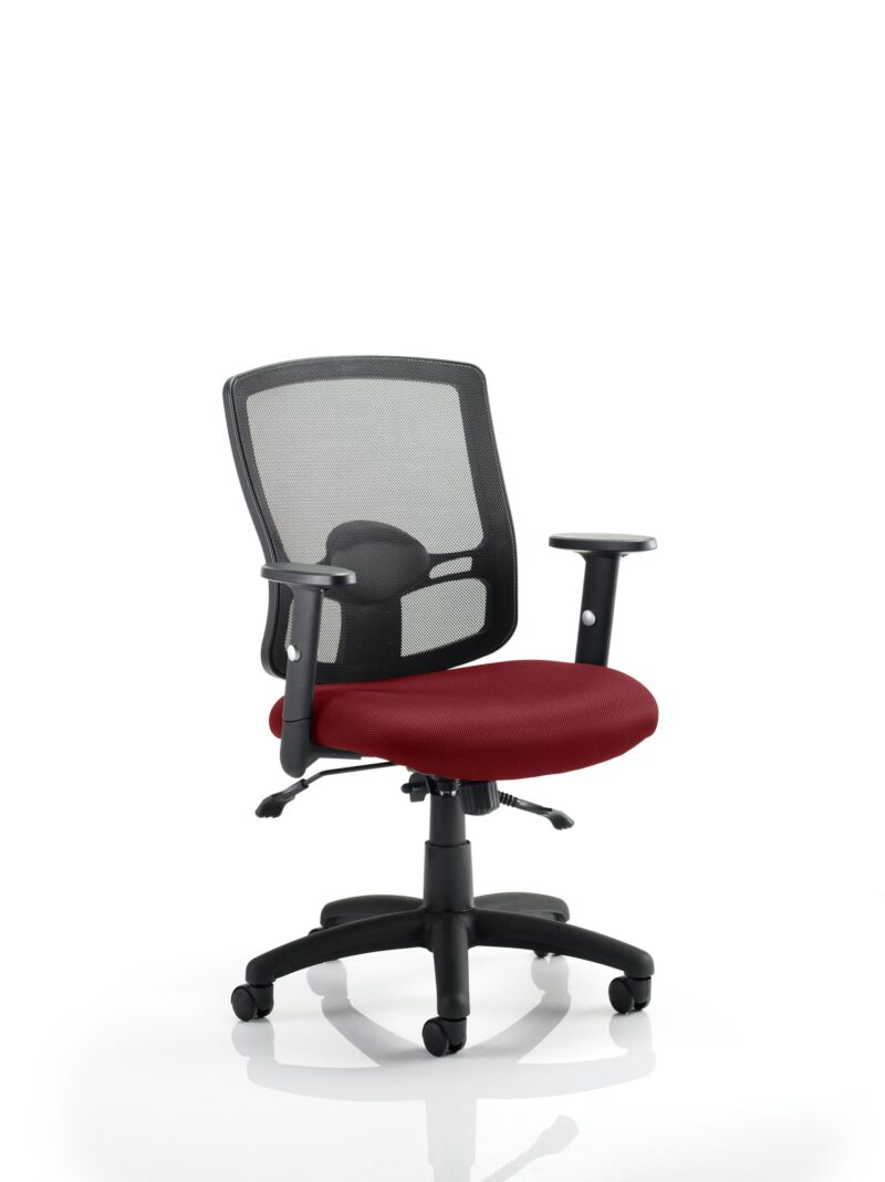 Portland II Medium Mesh Back Task Operator Office Chair with Arms - Image 14
