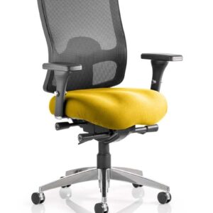 Regent High Mesh Back Task Operator Office Chair with Arms - Image 8