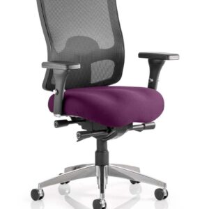 Regent High Mesh Back Task Operator Office Chair with Arms - Image 11