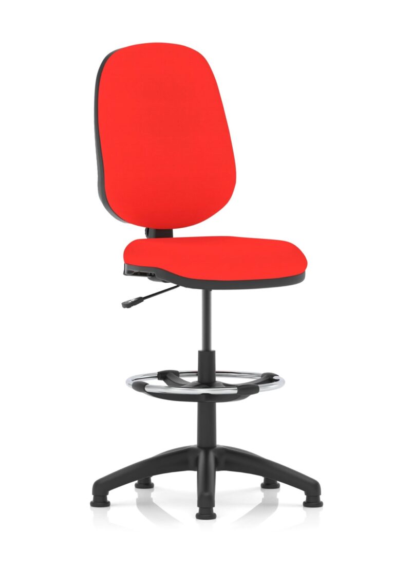 Eclipse Plus I Medium Back Task Operator Office Chair with Hi Rise Draughtsman Kit - Image 18