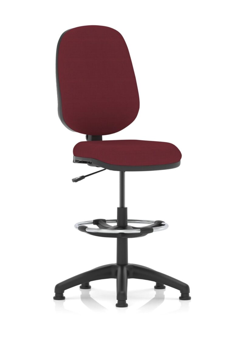 Eclipse Plus I Medium Back Task Operator Office Chair with Hi Rise Draughtsman Kit - Image 23