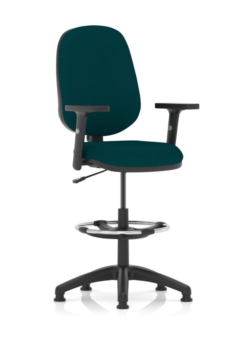 Eclipse Plus I Medium Back Task Operator Office Chair with Hi Rise Draughtsman Kit - Image 32