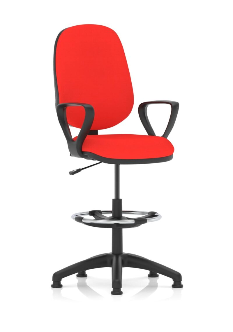 Eclipse Plus I Medium Back Task Operator Office Chair with Hi Rise Draughtsman Kit - Image 10