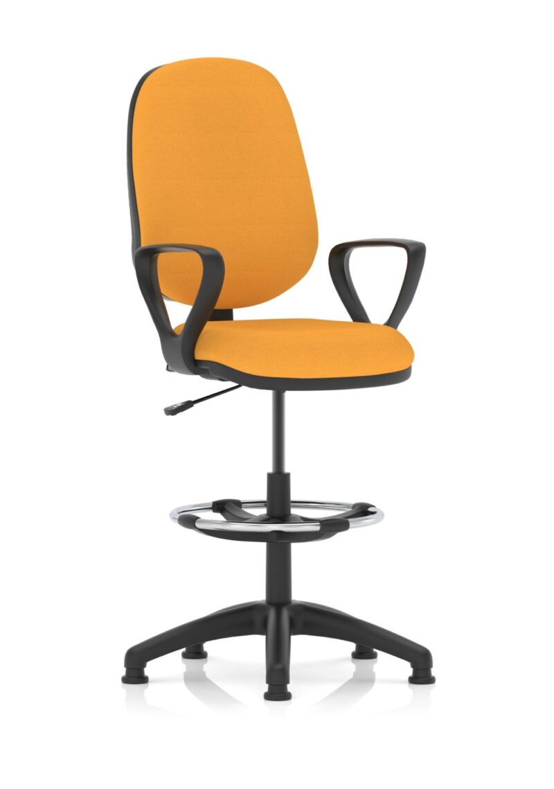 Eclipse Plus I Medium Back Task Operator Office Chair with Hi Rise Draughtsman Kit - Image 14