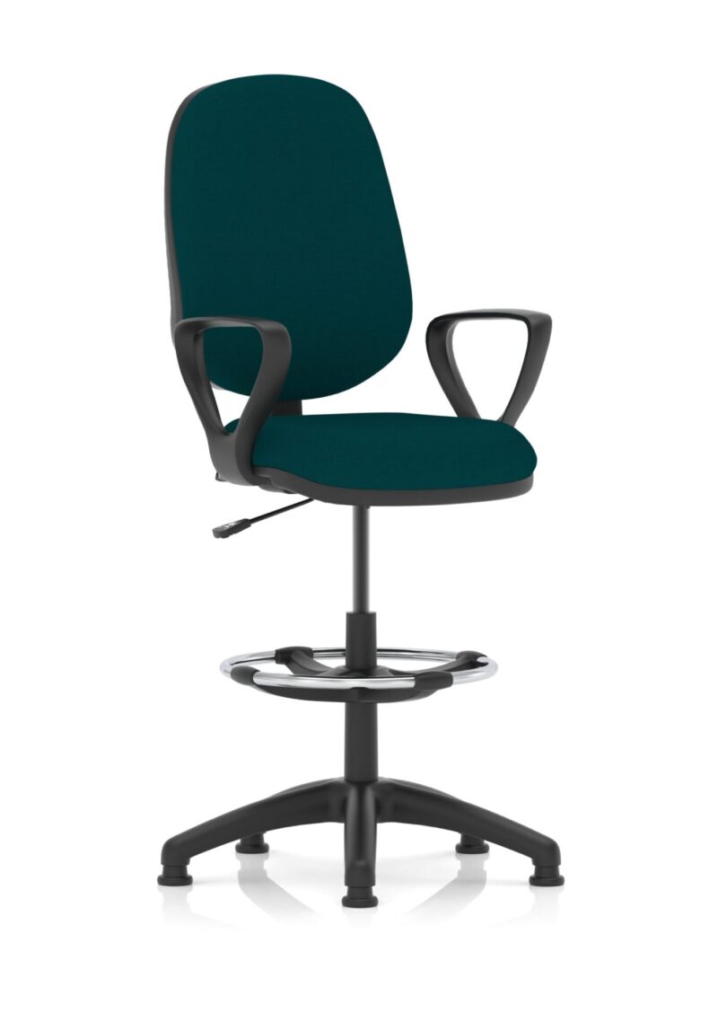 Eclipse Plus I Medium Back Task Operator Office Chair with Hi Rise Draughtsman Kit - Image 16