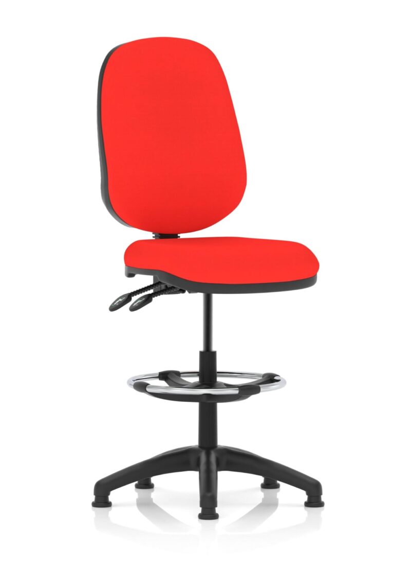 Eclipse Plus II Task Operator Office Chair with Hi Rise Draughtsman Kit - Image 32