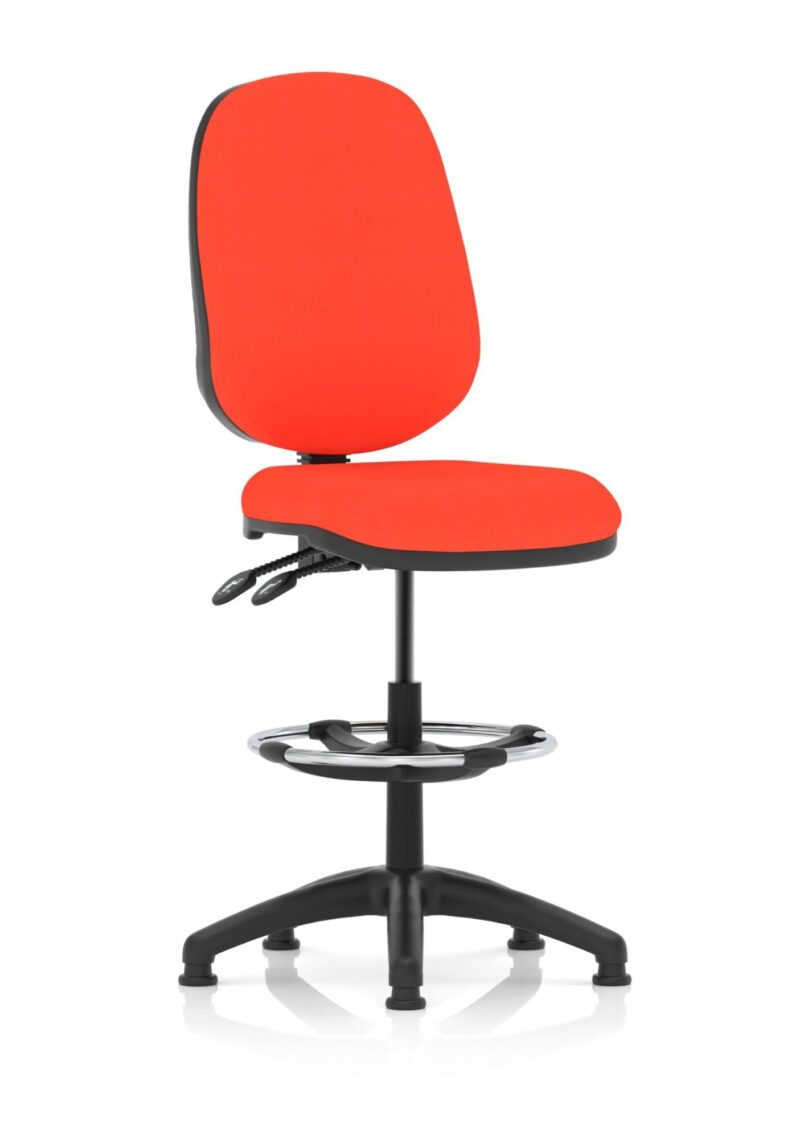 Eclipse Plus II Task Operator Office Chair with Hi Rise Draughtsman Kit - Image 35