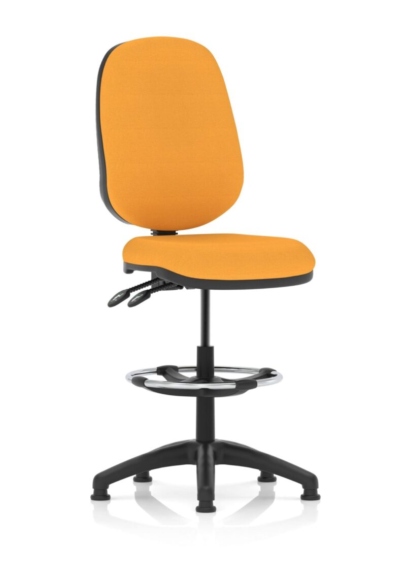 Eclipse Plus II Task Operator Office Chair with Hi Rise Draughtsman Kit - Image 36