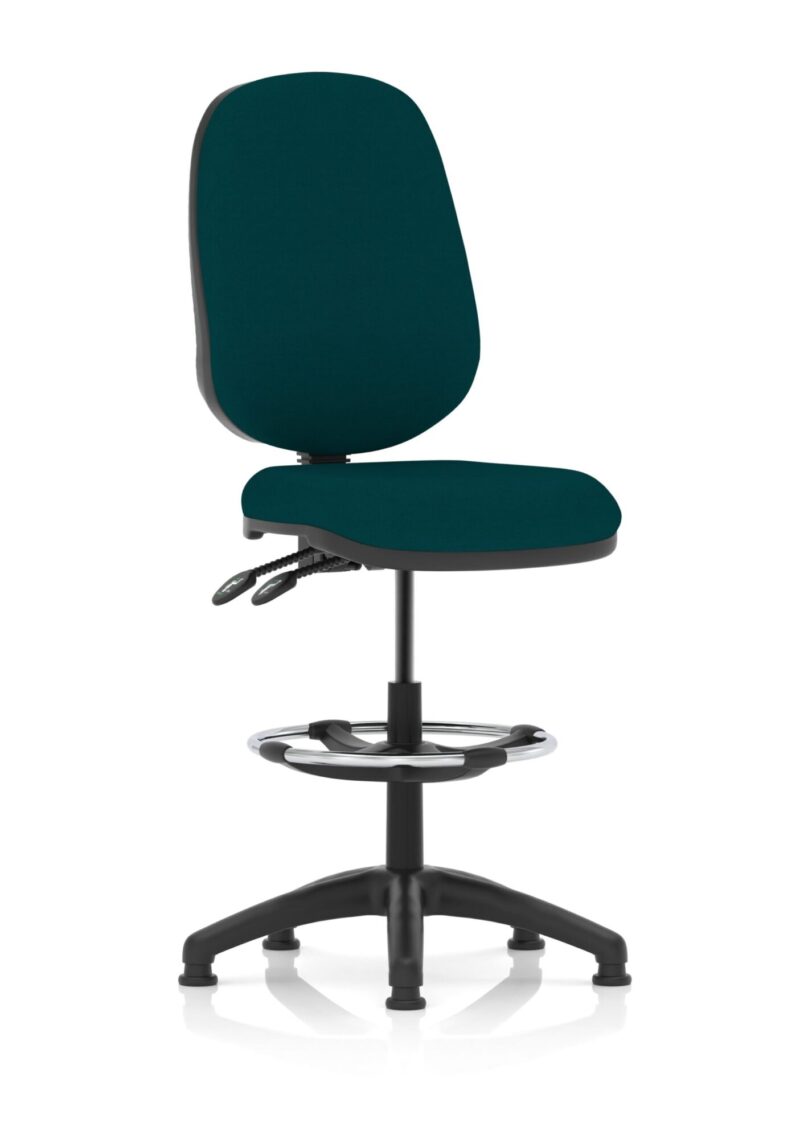 Eclipse Plus II Task Operator Office Chair with Hi Rise Draughtsman Kit - Image 13