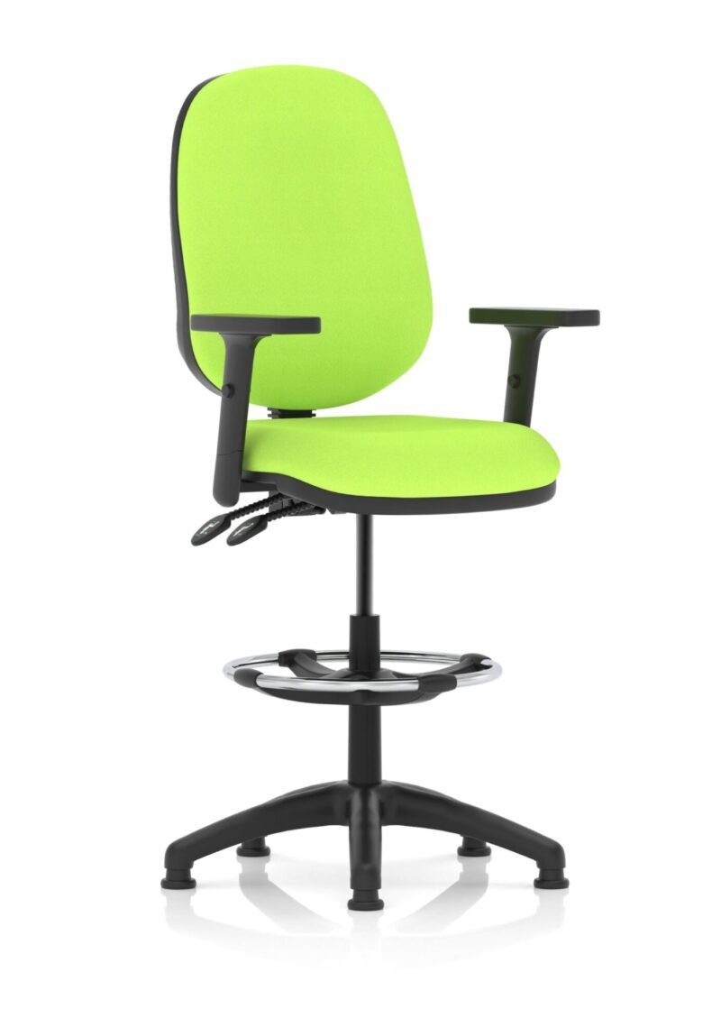 Eclipse Plus II Task Operator Office Chair with Hi Rise Draughtsman Kit - Image 17