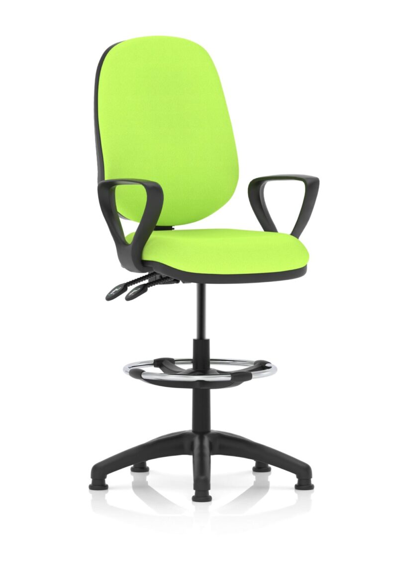 Eclipse Plus II Task Operator Office Chair with Hi Rise Draughtsman Kit - Image 25