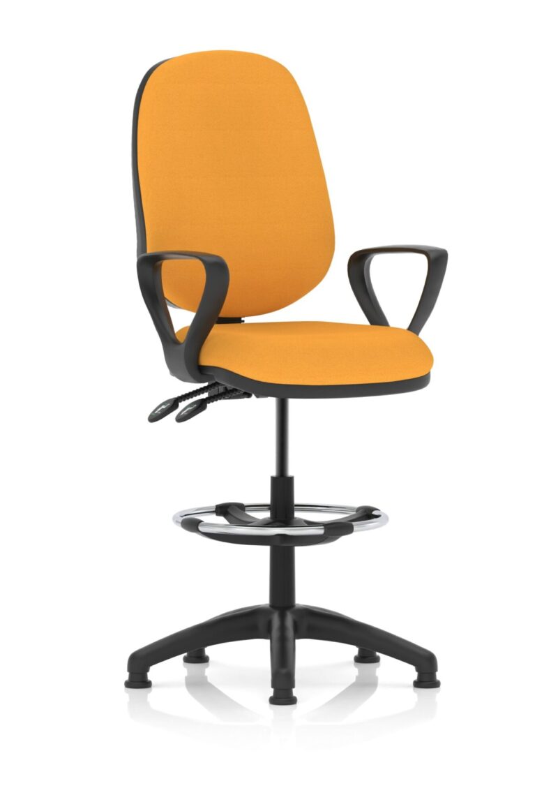 Eclipse Plus II Task Operator Office Chair with Hi Rise Draughtsman Kit - Image 28
