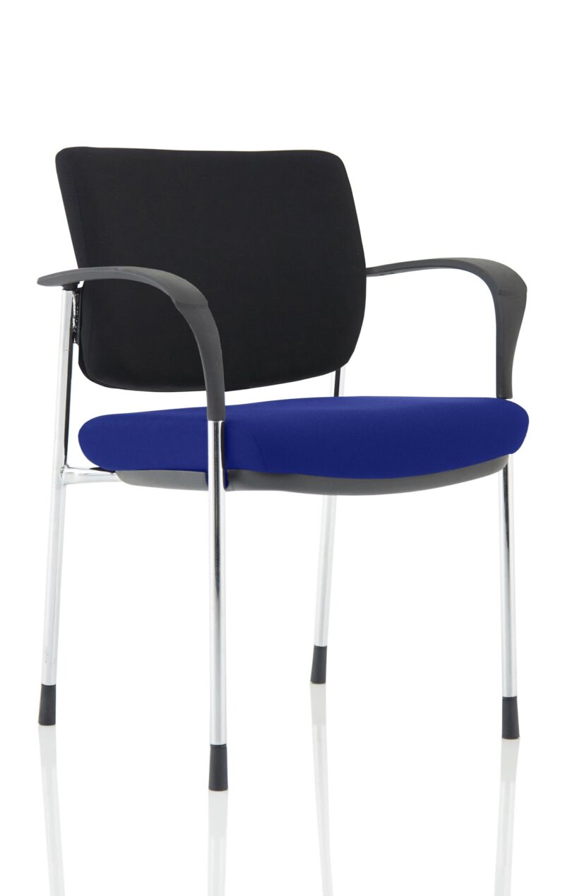 Brunswick Deluxe Medium Back Stacking Visitor Office Chair with Arms Bespoke - Image 17